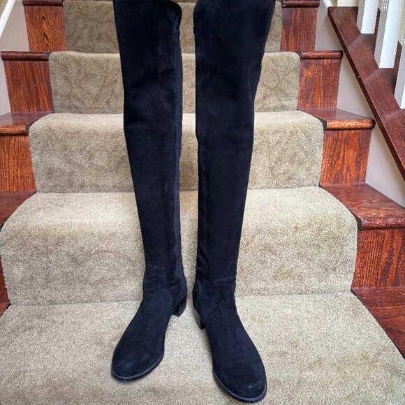 Stuart Weitzman RESERVE 5050 over-the-knee back-stretch boot - Picture 1 of 8